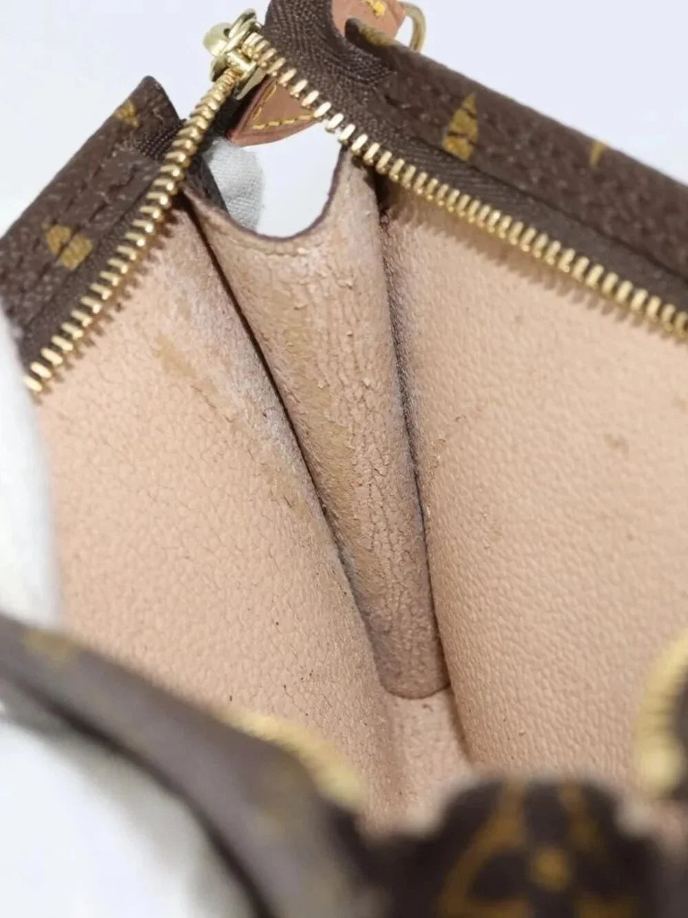 LOUIS VUITTON Monogram Bucket PM Accessory Pouch LV Auth 159479